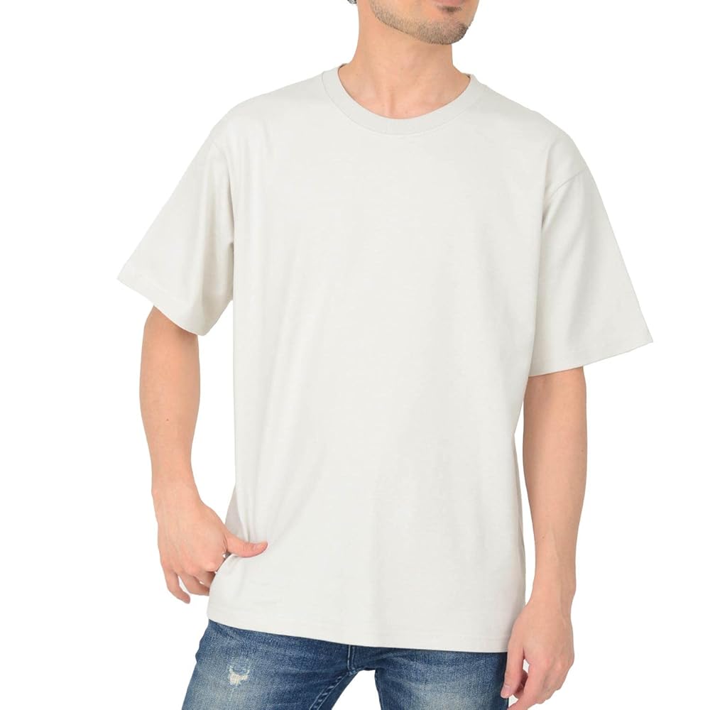 SEA ベージュ 半袖Tシャツ SEA(シー) 半袖Tシャツ PF24-100POP-2 ホワイト サイズ XS